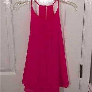 Hot Pink dressy tank